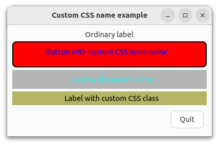 Custom CSS Name