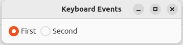 Keyboard Events - Simple